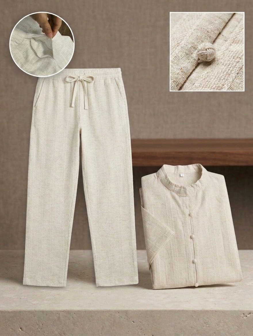 Moroccan Style Men's Linen Summer Set – The Perfect Summer Essential