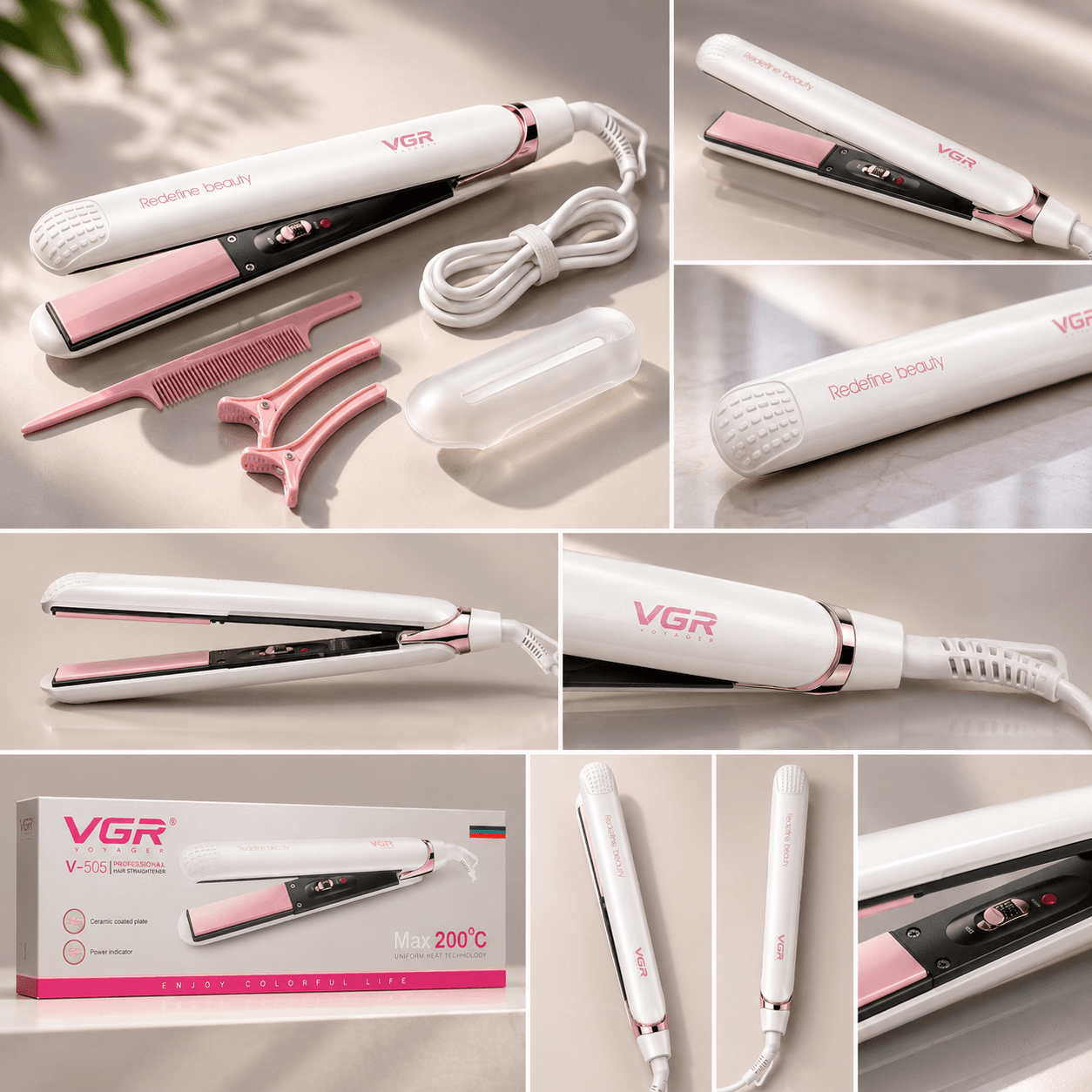 Hair Straightener & Styling Iron – Ceramic Hair Straightener
